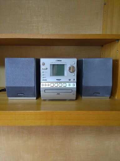 Victor社 ミニコンポ 説明書付き（CD、USB再生可）