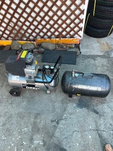 アネストイワタ　エアーコンプレッサー　エアタンク