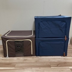 (受渡先決定)収納箱　3個の画像