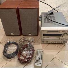 ONKYO D-SX7A スピーカー　FR-X7A アンプ　
