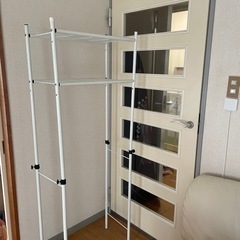 洗濯機上スチールラックの画像