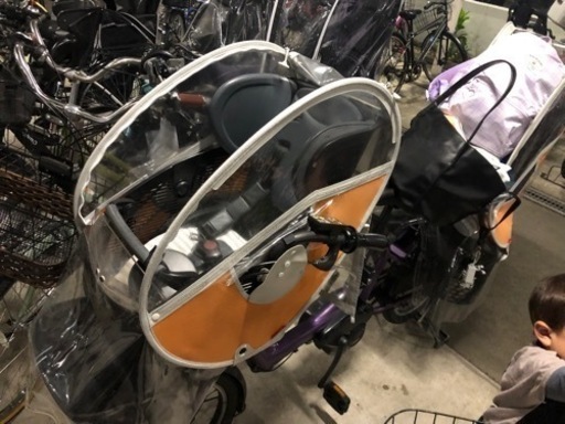 YAMAHA PAS kiss 電動自転車 前後子乗せ付き