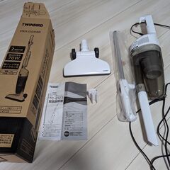 【TC-E123】ツインバード サイクロンスティック型クリーナー...