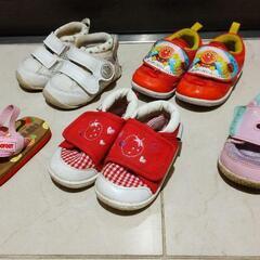 中古5足セットベビースニーカー10ヵ月～2歳/11.5cm12.5cm13.0cmの画像