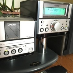 取り引き終わり。ビクターコンポUX-E1(カセット使用不可)