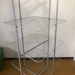 【最終処分16日迄】IKEA ランドリー　干し台　洗濯物乾燥　梅干し他干物作りにの画像