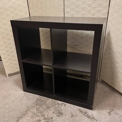 KALLAX カラックス　シェルフユニット　ブラックブラウン　オ...
