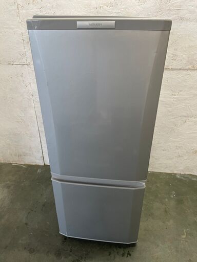 【MITSUBISHI】三菱電気 ノンフロン冷凍冷蔵庫 容量146L 冷凍室46L 冷蔵室100L MR-P15X-S 2014年製