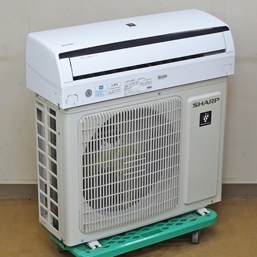 ?新古品,ほぼ新品‼️20年製SHARP冷房9帖クラス,標準設置工事付き,本体保証1年間付き‼️   [商品番号:215]