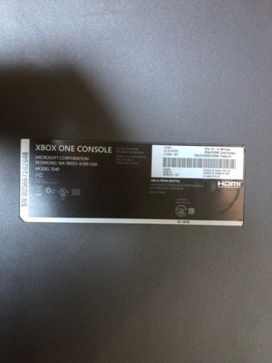 xbox one本体