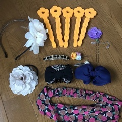 髪の毛セット用品　まとめて