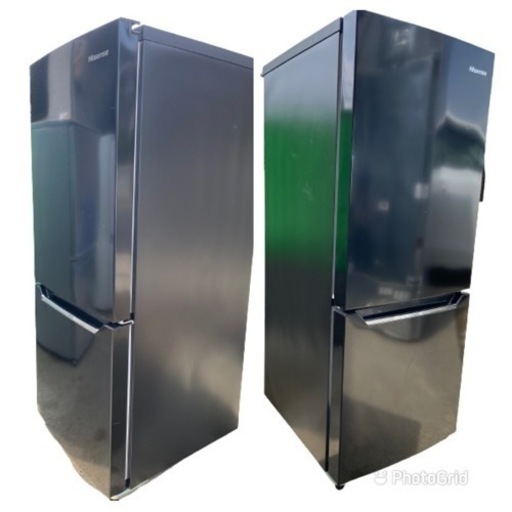2018年製 ハイセンスHisense 冷蔵庫 パールブラック HR-D15CB [2ドア /右開きタイプ /150L] (0427c