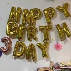 HAPPY BIRTHDAYバルーン