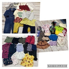 女の子ベビー服　約９０枚セット売り　まとめ売りの画像