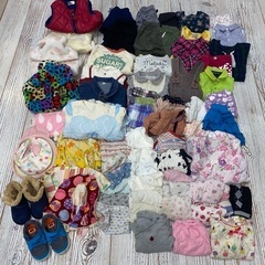 女の子ベビー服　約９０枚セット売り　まとめ売りの画像
