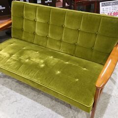 karimoku｜カリモク60｜Kチェア｜2シーター｜モケットグリーン