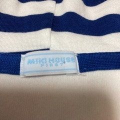 37)ミキハウス80ポンチョの画像