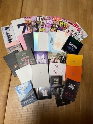 BTSのDVD、CD、トレカ、雑誌等多数、お売りします