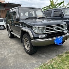購入者決定しました。沢山のお問合せありがとうございました。※希少純正ブラック※ランドクルーザープラド　KZJ 78の画像