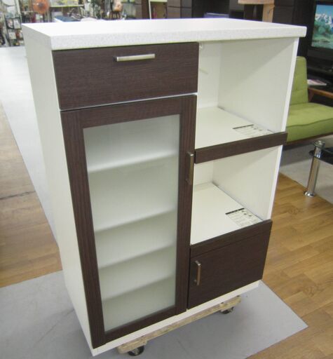 R223 ハイキッチンカウンター、キッチンボード、幅80cm 美品