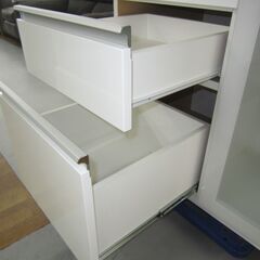 R388 NITORI 人気白キッチンカウンター、キッチンボード、幅88cm 美品