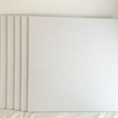 【取引中】吸音パネル　60cm×60cm  9mm厚　6枚　ホワイト