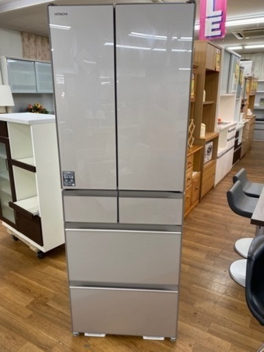 6月末までの限定値下げ！！I433 ★ HITACHI 冷蔵庫 (478L) 6ドア 2021年製 ⭐動作確認済 ⭐クリーニング済