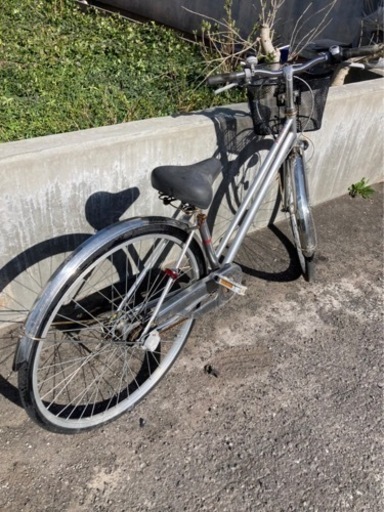 自転車　シティーサイクル　27インチ　変速機付き　札幌