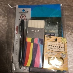 文具セット　野帳　pasta シャープペン　マステカッター　など