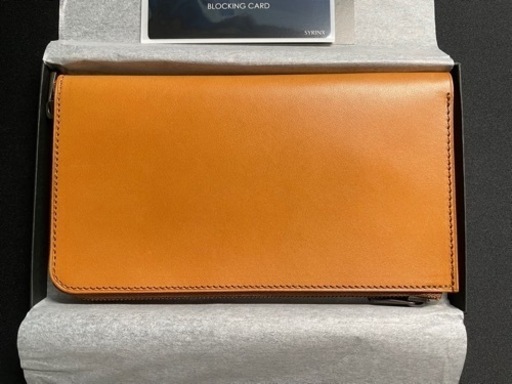 小さな薄い財布 Hitoe L-zip L (色:キャメル)