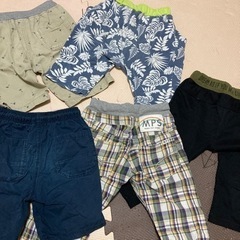 半ズボン１１０　男の子　5枚セットの画像