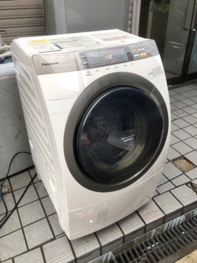 ??大阪市内配達設置無料??⁉パナソニックドラム洗濯機乾燥機着き9キロ?⭕️保証付き