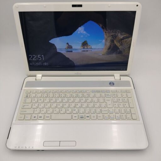 富士通　第2世代Core i7搭載 新品SSD240G メモリ8G CD/DVD読み書き 大画面15.6インチ テンキー webカメラ HDMI USB 3.0 Wifi対応 ＃15051A9