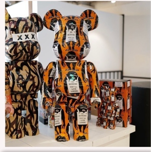BE@RBRICK MONKEY SIGN 1000％　ベアブリック　バンクシー　モンキーサイン　 
