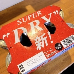 「決定者あり」新Asahiビール350 6缶の画像