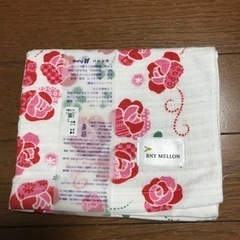 未使用★BNY MELLONフェイスタオル　花柄の画像