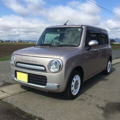 値下げ！スズキラパンショコラ限定色シャンパンピンクパールメタリック禁煙車　綺麗な車の画像