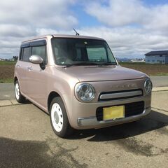 値下げ！スズキラパンショコラ限定色シャンパンピンクパールメタリック禁煙車　綺麗な車の画像