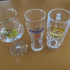 ビアグラス x3