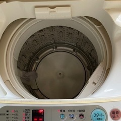 洗濯機 譲ります 動作確認済みの画像