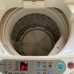 洗濯機 譲ります 動作確認済みの画像