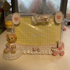 新品未使用　フォトフレーム　写真立て　くま　かわいい