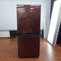ID 004252　冷蔵庫　２ドア　ハイセンス　134L　２０１９年製　HR-G13A-BR