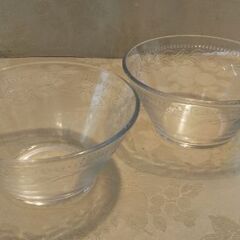 値下げしました【新品】ペアリーフガラスボウル
