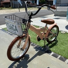 自転車　16インチ　洗車済み　コマ無し　スタンド付き