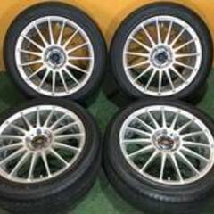 No.810　クリムソン　CLUB LINEA　LINEA SPORT　17インチ　17×7JJ　5穴　PCD114.3　215/50R17　4本セット　