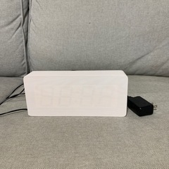 電池USB対応デジタル目覚まし時計