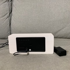 電池USB対応デジタル目覚まし時計の画像