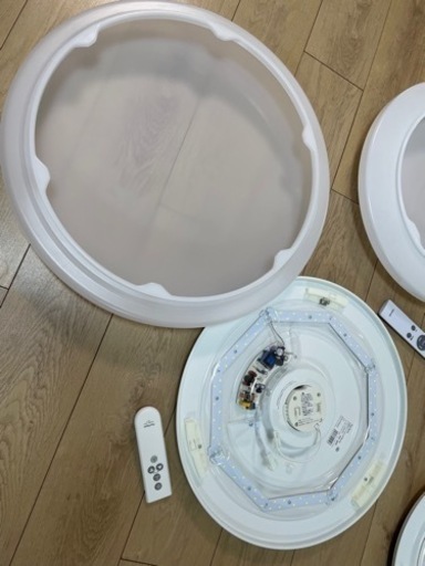 LEDシーリングライト 3個、ほぼ未使用