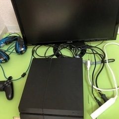 PlayStation4　ゲーム用モニター付き（電源あればできます！）